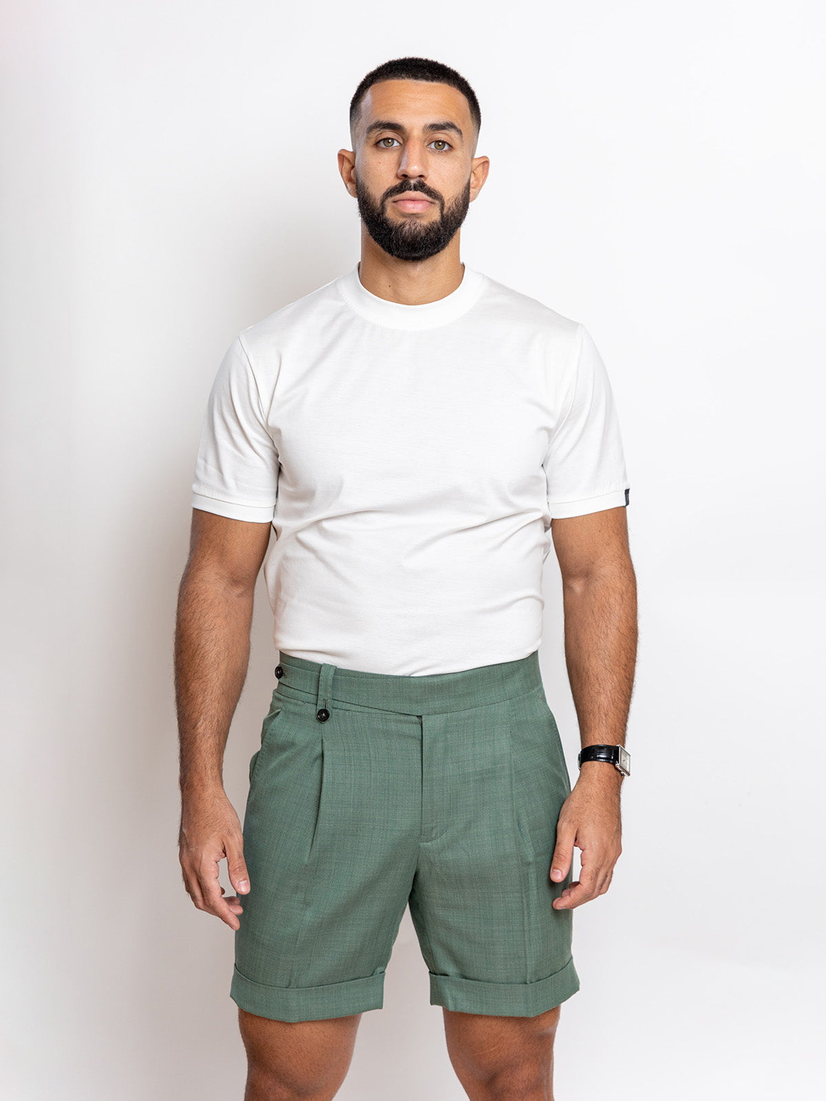 Porcelain White Mercerized Cotton T-Shirt