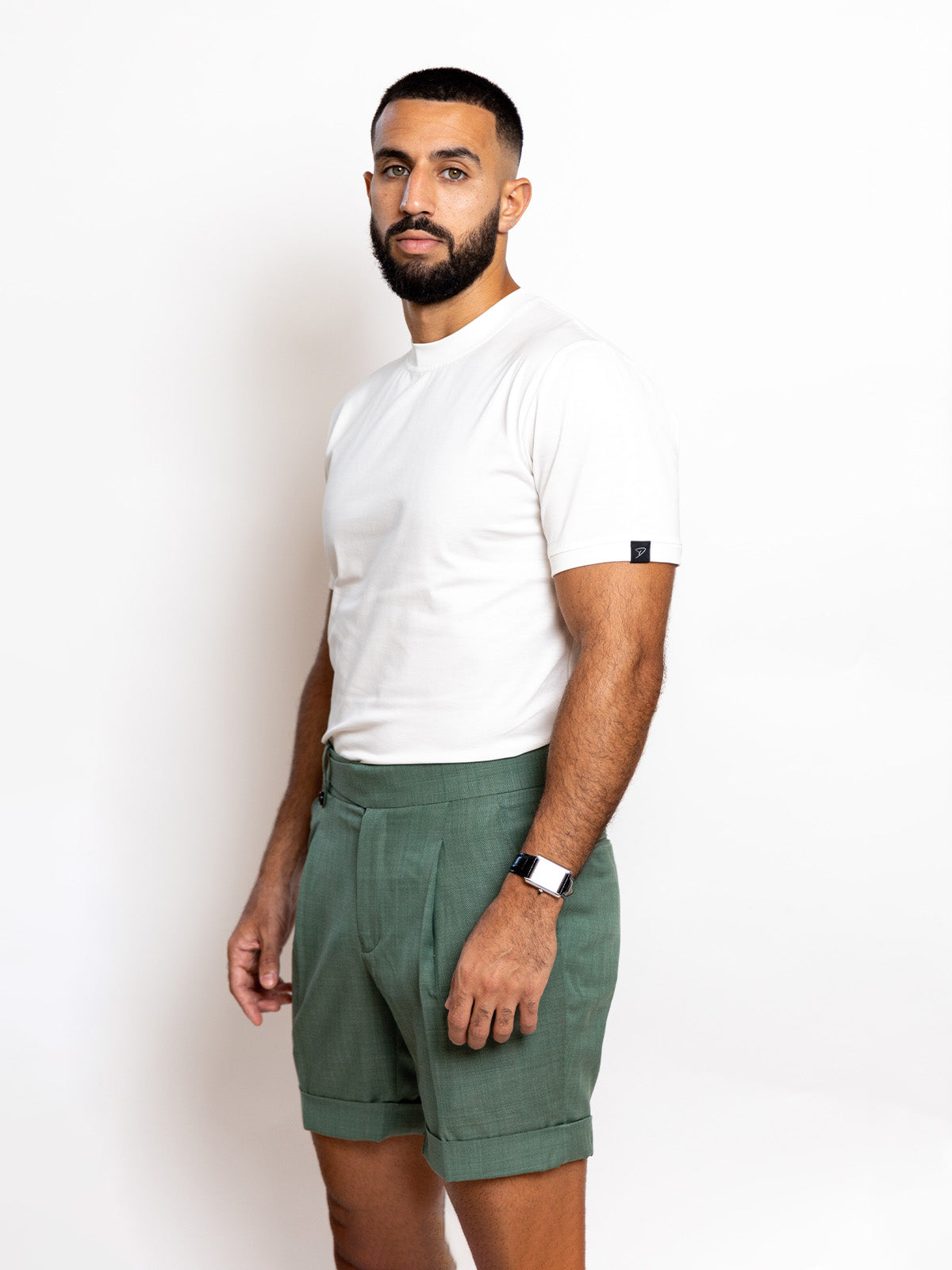 Porcelain White Mercerized Cotton T-Shirt