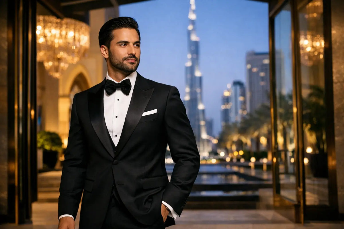 Custom Tuxedo Dubai for a Defining Entrance