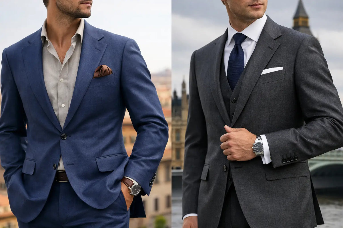 Italian Versus British Suit Style: Key Differences