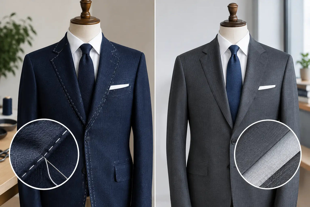 Hand Stitched Versus Fused Suits Compared
