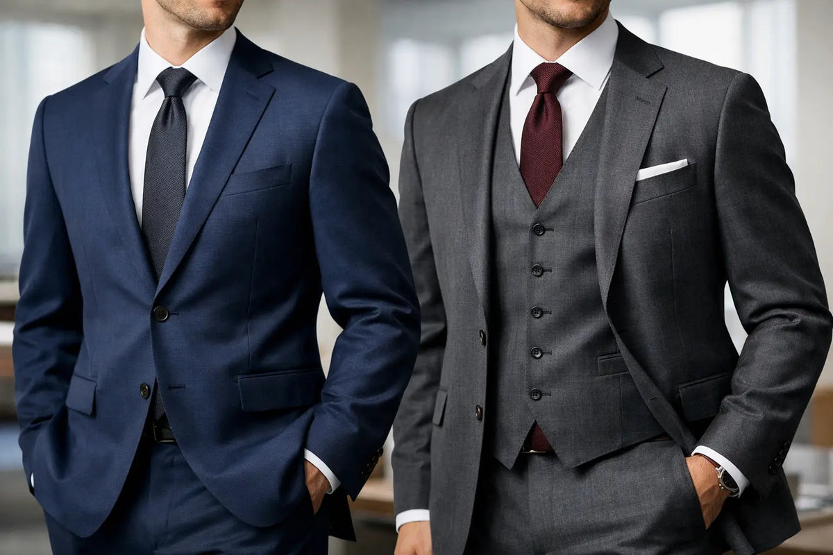 Two Piece Versus Three Piece Suit Style