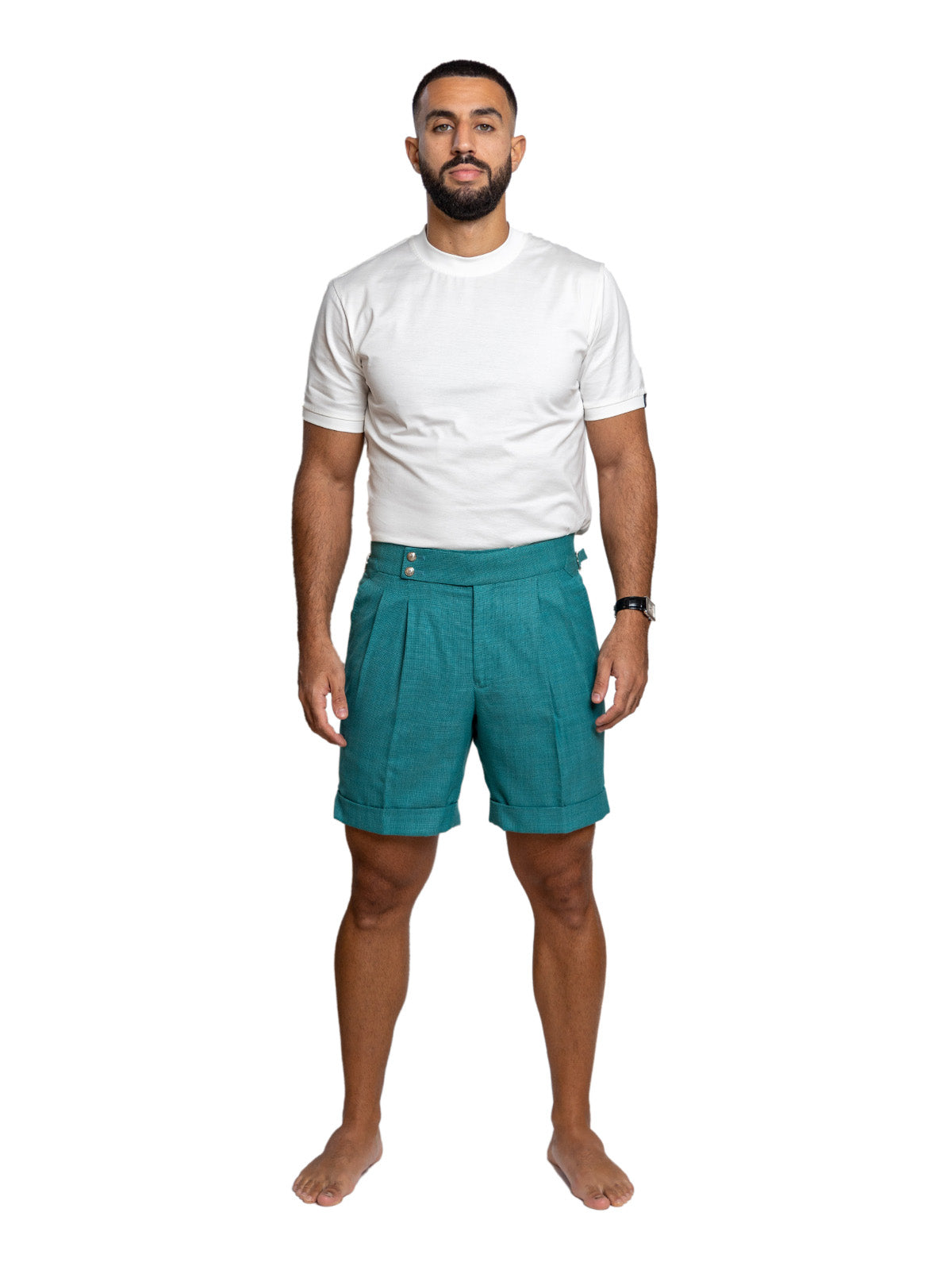 Mediterranean Teal Sariana Shorts