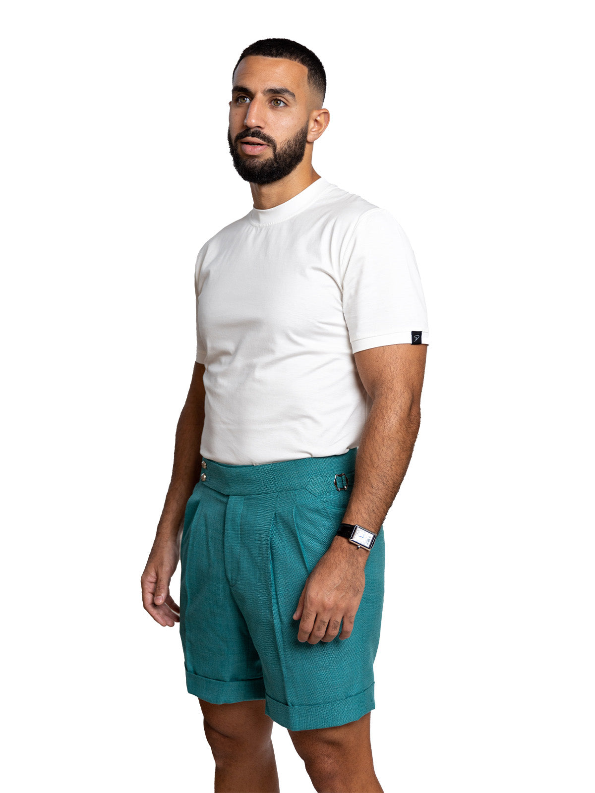 Mediterranean Teal Sariana Shorts