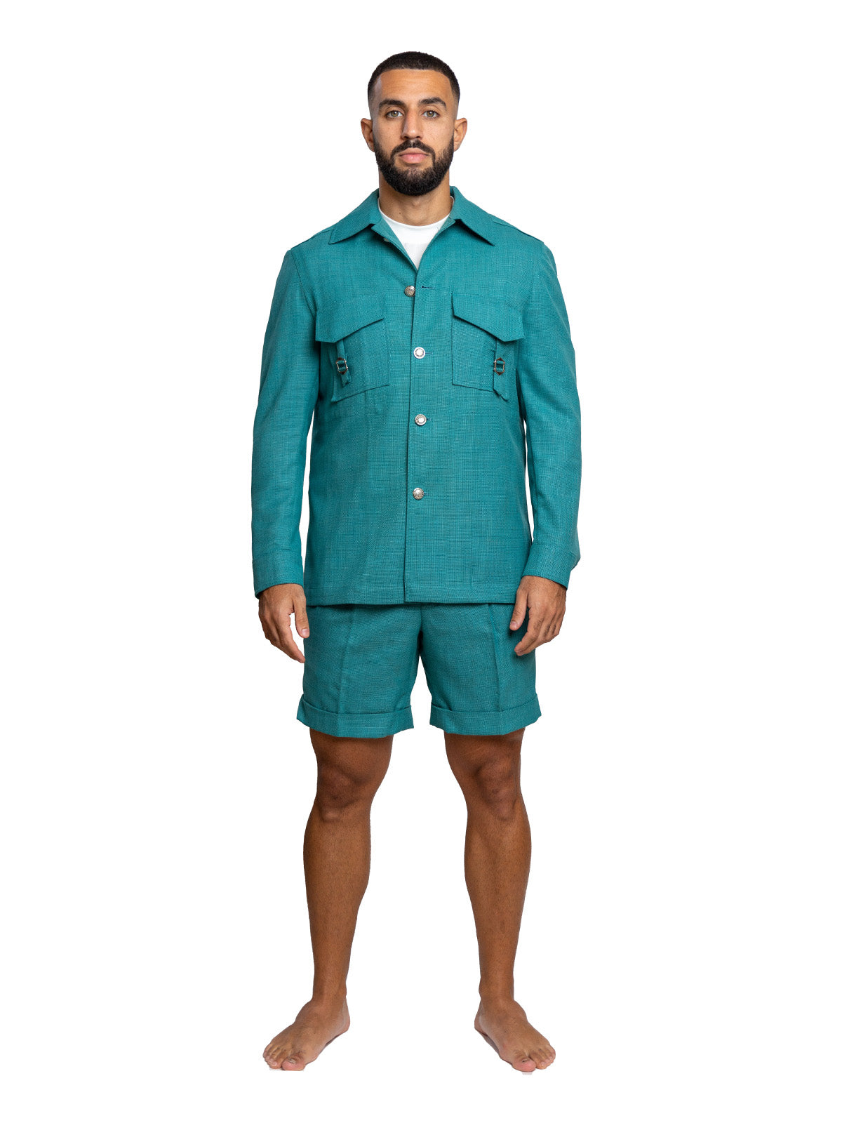Mediterranean Teal Sariana Set